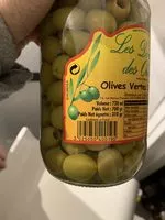 Mängden socker i Olives vertes colossales dénoyautées