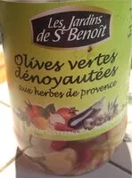 Mängden socker i Olives vertes denoyautées