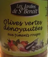 Mängden socker i Olives vertes dénoyautées