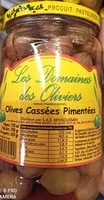 Mängden socker i Olives Cassées Pimentées