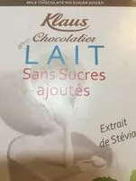 Mängden socker i Chocolat au lait sans sucres ajoutés