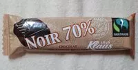 Mängden socker i Chocolat Noir 70%