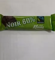 Mängden socker i Noir 60%