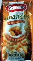 Mängden socker i Amandes grillées et salées