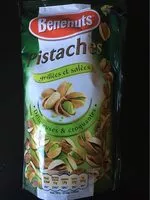 Mängden socker i Bénénuts Pistaches grillées à sec
