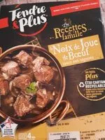 Mängden socker i Noix de joue de bœuf