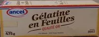 Mängden socker i Gélatine en feuille