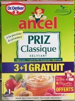 Mängden socker i Priz Classique Gélifiant (3+1 gratuit)
