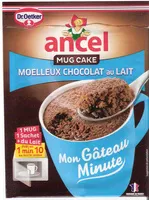 Mängden socker i Mug Cake Moelleux au chocolat au lait