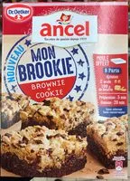 Mängden socker i Ancel Mon Brookie Brownie + Cookie