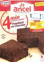 Mängden socker i Fondant au chocolat