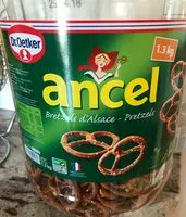 Mängden socker i Ancel Bretzels d'Alsace - Biscuits salés
