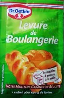 Mängden socker i Levure de Boulangerie