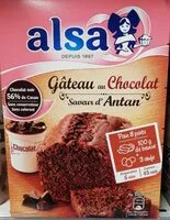 Mängden socker i Gâteau au chocolat saveur d'antan