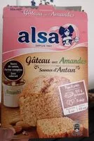 Mängden socker i Gâteau aux Amandes Saveur d'Antan