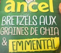 Mängden socker i Bretzels aus graines de chia et emmental