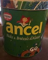 Mängden socker i Ancel Sticks et Bretzels d’Alsace