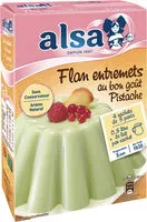 Mängden socker i Flan entremets Pistache