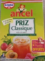 Mängden socker i Gélifiant en sachet