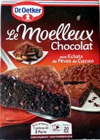 Mängden socker i Le Moelleux Chocolat aux Éclats de Fèves de Cacao
