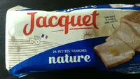 Mängden socker i Pain de mie Jacquet Nature 24 tranches
