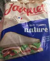 Mängden socker i Pain de mie Nature maxi 550G