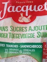 Mängden socker i Jacquet