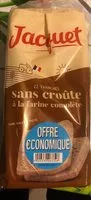 Mängden socker i 22 tranches sans croûte à la farine complète