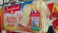Mängden socker i Tartine p'tit déj