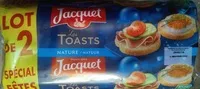 Mängden socker i Toasts ronds nature spécial fêtes 2 x 250 g