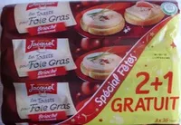 Mängden socker i Lotx2 toasts ronds foie gras 750 g spécial fêtes jacquet +1 offert