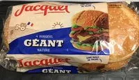 Mängden socker i Hamburger Géant Nature X 4