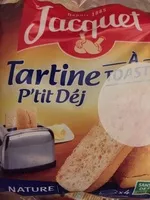 Mängden socker i Tartine p'tit déj nature