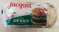 Mängden socker i Hamburger Géant graines x4 330g
