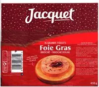Mängden socker i Grands Toasts Foie Gras Brioché