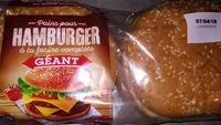 Mängden socker i pains hamburger géants