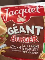 Mängden socker i Geant burger