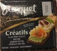 Mängden socker i Mini Toasts Créatifs