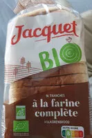 Mängden socker i Pain de mie Bio Complet