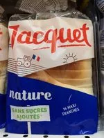 Mängden socker i Pain de mie nature