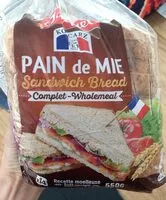 Mängden socker i Pain de mie complet