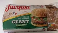 Mängden socker i 4 burgers aux trois graines