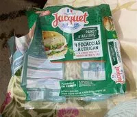 Mängden socker i Pains d’ailleurs 4 focaccias à l’origan