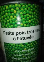 Mängden socker i Petits pois très fins à l'étuvée