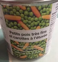 Mängden socker i Petits pois très fins et carottes à l'étuvée