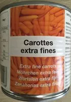 Mängden socker i Carottes extra fines