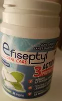 Mängden socker i Efiseptyl Oral Care 46 dragées