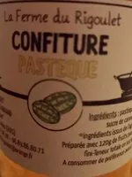 Mängden socker i Confiture de pastèque
