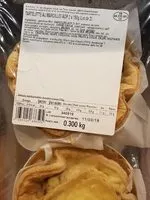 Mängden socker i Tartelette au maroilles AOP