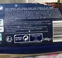 Mängden socker i Buche glacee aux 3 chocolats